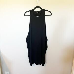 Eileen fisher black drop arm loose fit dress small